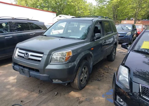 2007 Honda Pilot Ex-L from USA, damaged, VIN 5FNYF18507B003645